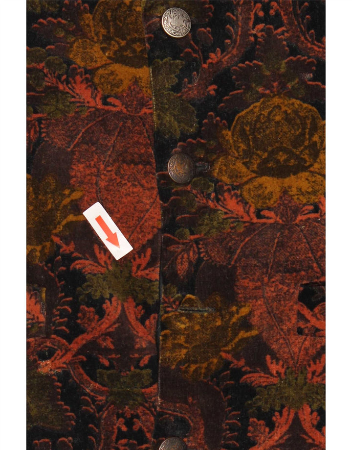 Mckay Gilet pentru bărbați XL, bumbac floral multicolor