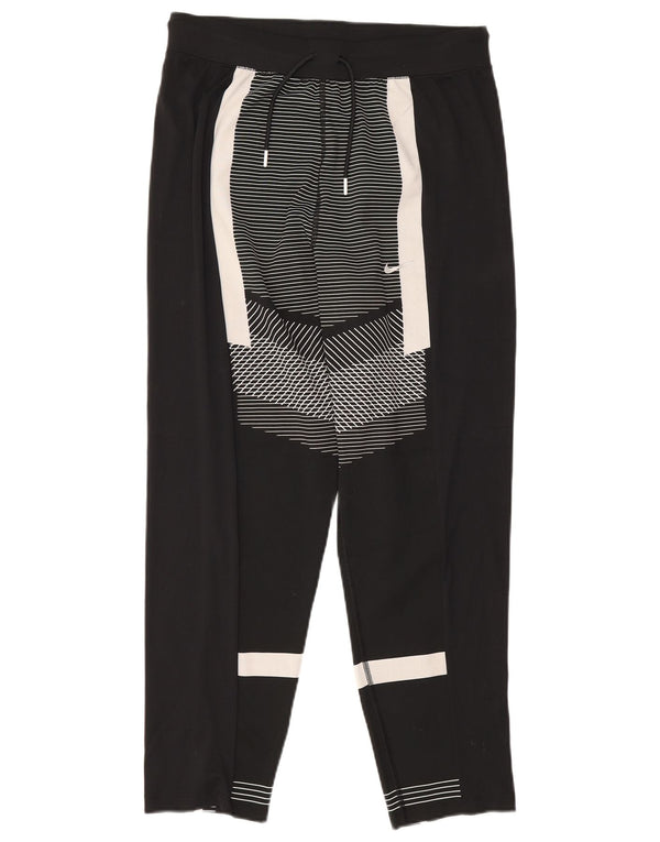 Pantaloni de trening Nike Dri Fit pentru femei UK 14, mare, negru, color block