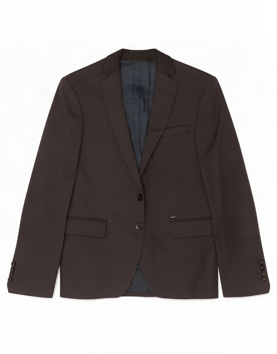 Blazer pentru bărbați Zara cu 2 nasturi EU 44 XS Bumbac gri