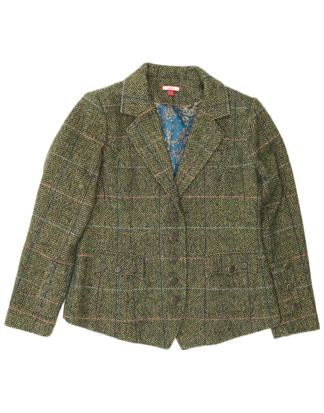 Sacou blazer pentru femei Joe Browns, cu 5 nasturi, UK 14, verde mare
