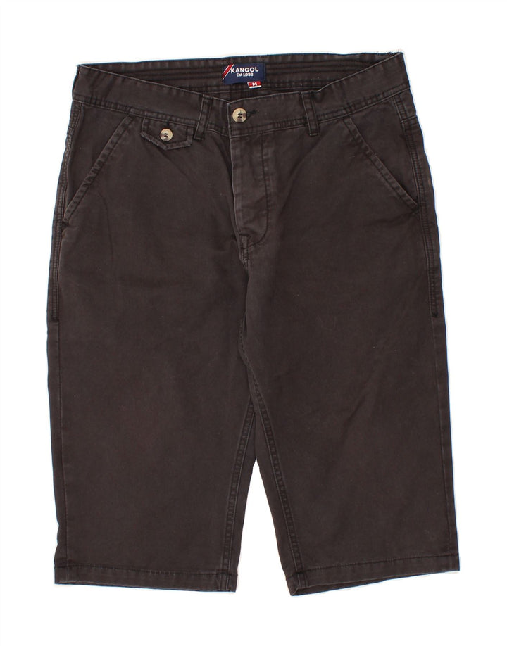 KANGOL Mens Denim Bermuda Shorts Medium W32 Black Cotton Classic Vintage Kangol and Second-Hand Kangol from Messina Hembry 