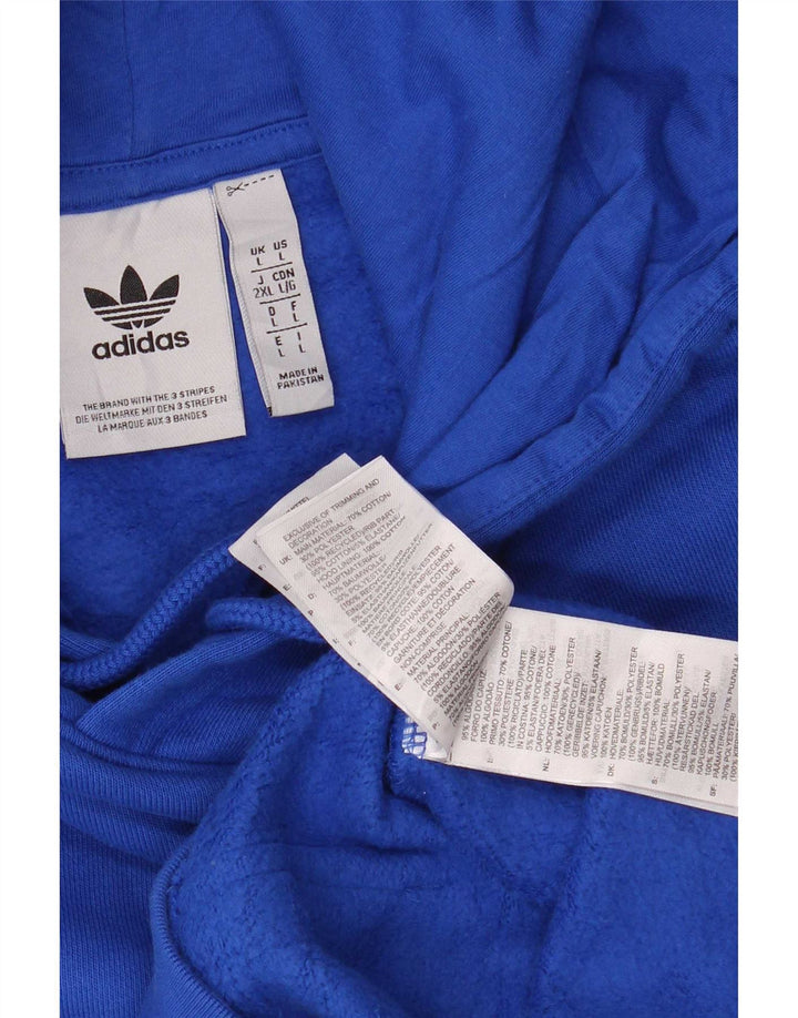 Pulover adidas pentru bărbați, mare, albastru, bumbac