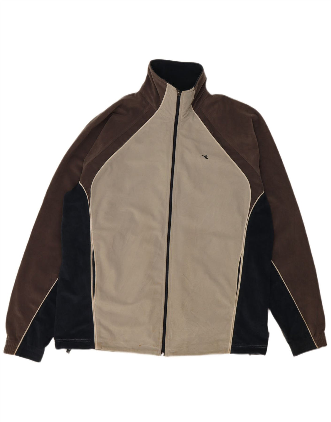 Jachetă de trening pentru bărbați Diadora UK 46 XL Gri poliester color bloc