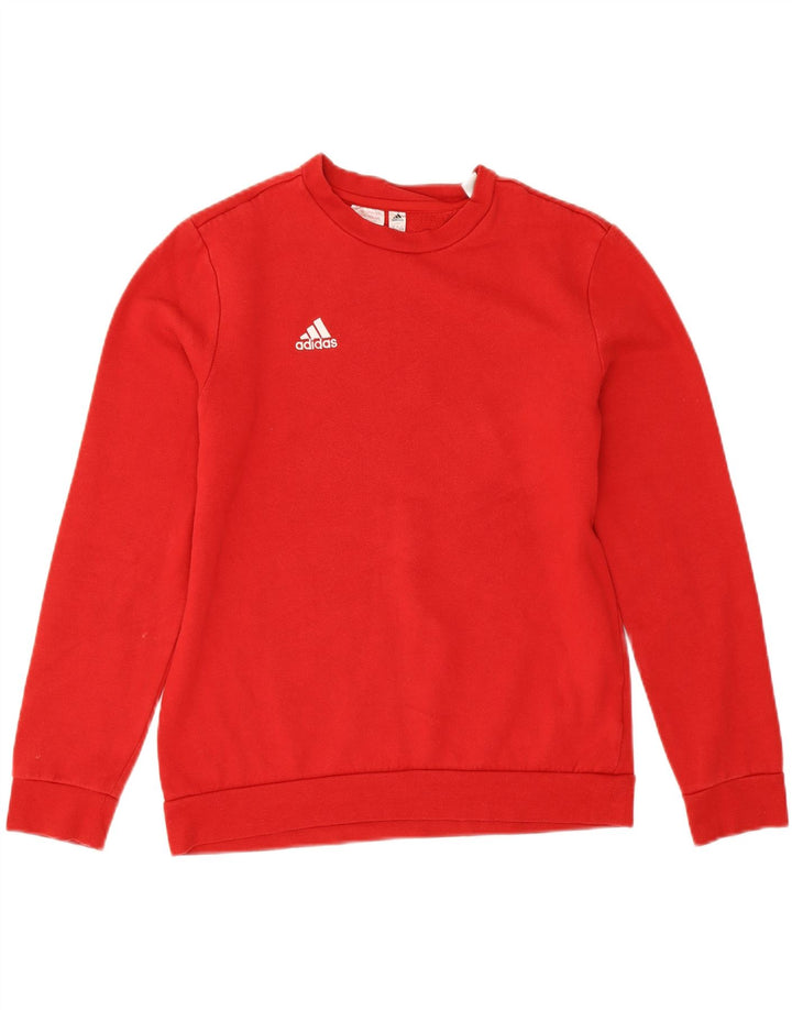 Adidas Băieți Pulover Pulover 13-14 Ani Roșu Bumbac