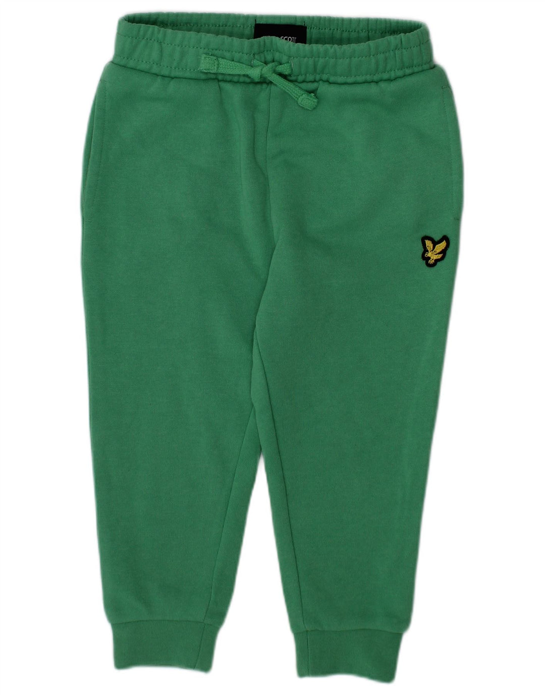 Pantaloni de trening Lyle & Scott pentru fetite 18-24 luni bumbac verde
