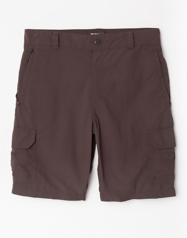Pantaloni scurți cargo pentru bărbați Mountain Warehouse W36 Poliamidă gri mare