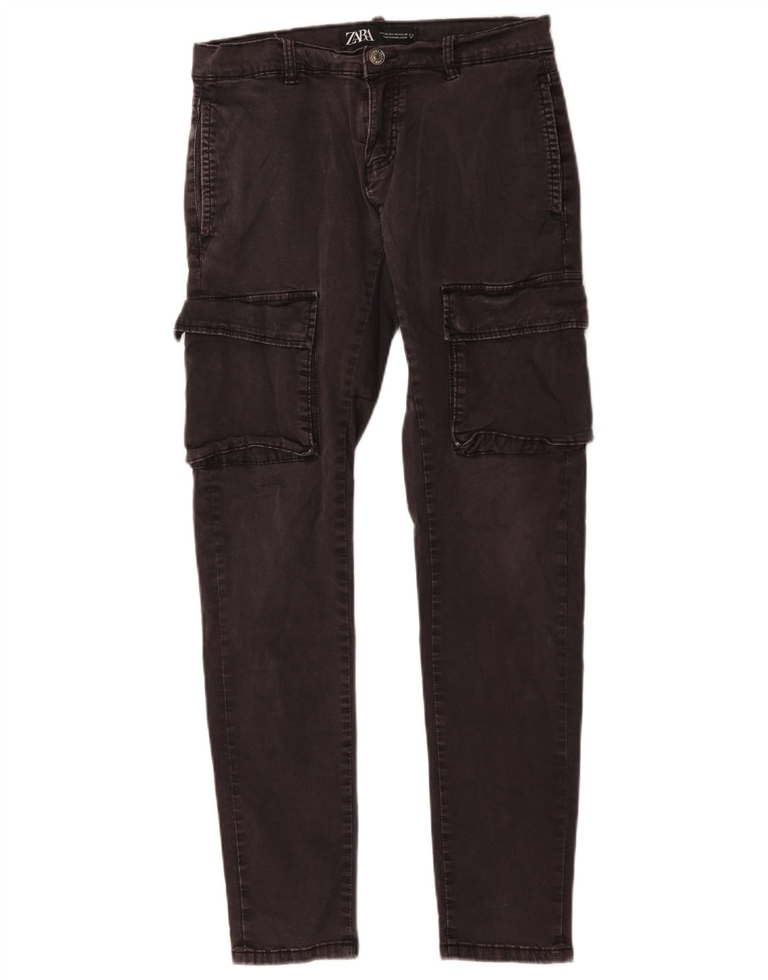 Blugi Cargo Slim pentru bărbați Zara EU 38 Mici L30 L30 Bumbac gri