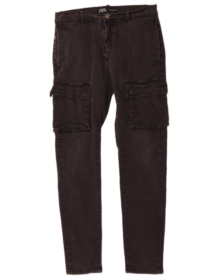 Blugi Cargo Slim pentru bărbați Zara EU 38 Mici L30 L30 Bumbac gri