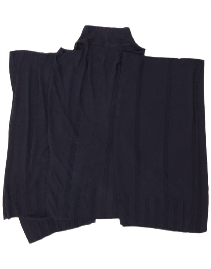 Pulover poncho pentru femei Marks & Spencer, mărime unică, viscoză, albastru