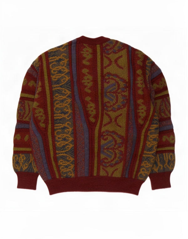 Umberto Vallati Pulover pentru bărbați cu gât crew IT 54 XL multicolor