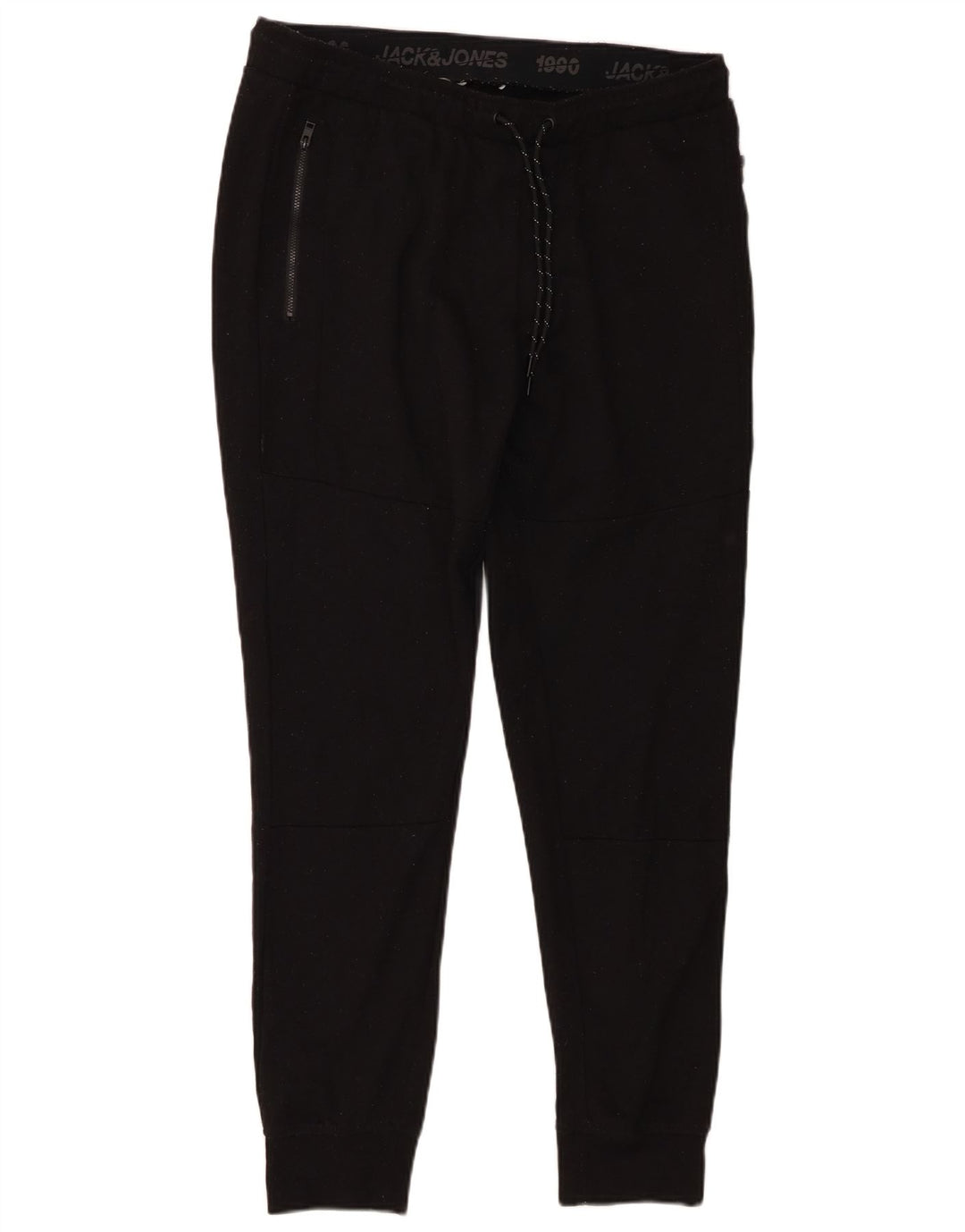 Jack & Jones Pantaloni de trening pentru bărbați Pantaloni de jogging Mari Poliester negru