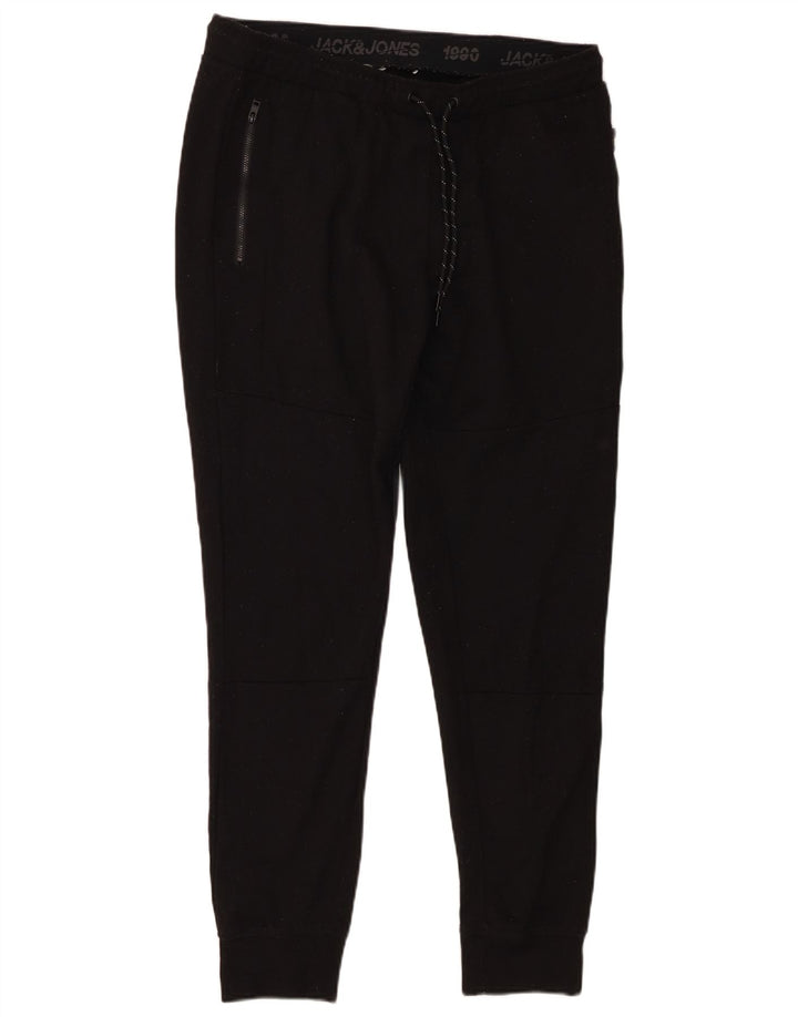 Jack & Jones Pantaloni de trening pentru bărbați Pantaloni de jogging Mari Poliester negru
