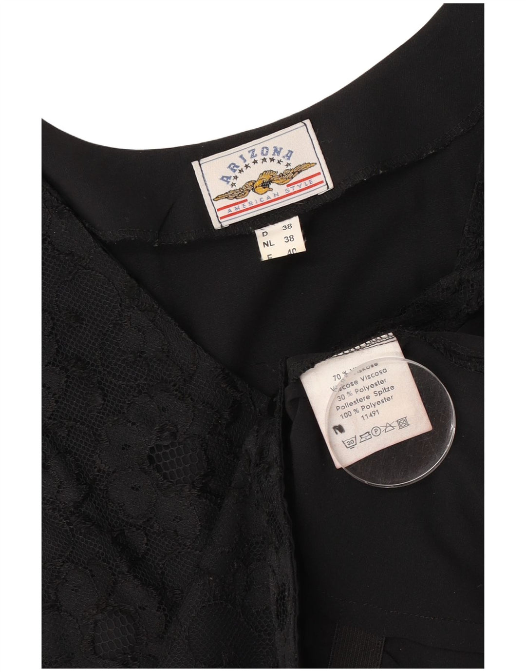 Vestă de damă Arizona EU 38 Medium Black Floral Viscose