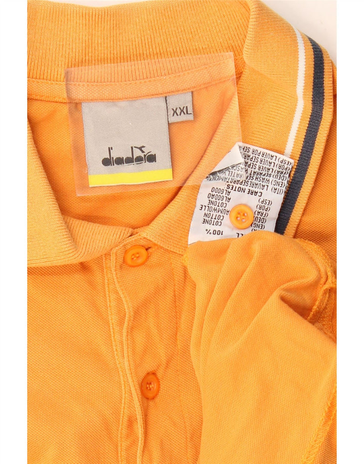 DIADORA Tricou Polo pentru Barbati 2XL Bumbac Portocaliu
