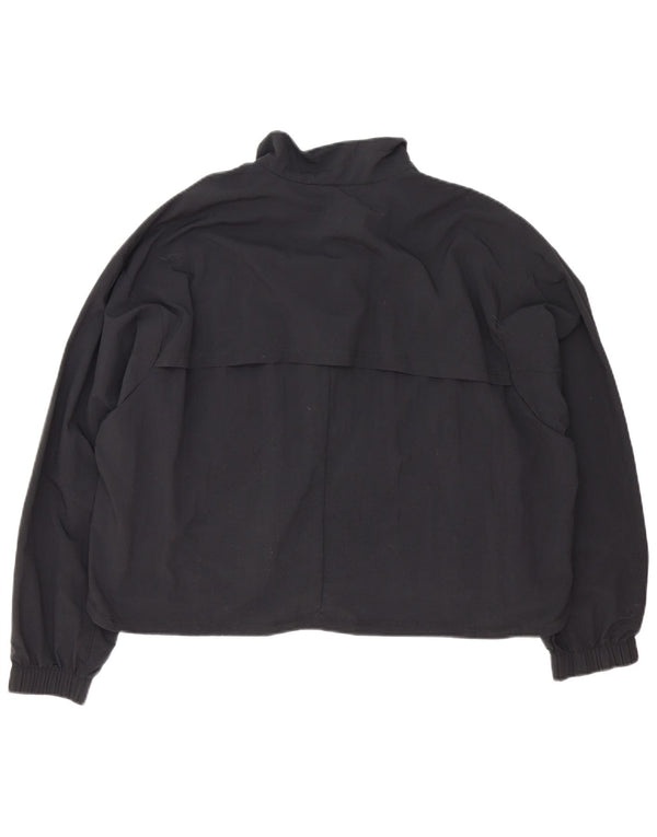 Jachetă de trening supradimensionată Adidas pentru femei UK 12/14 Medium Black