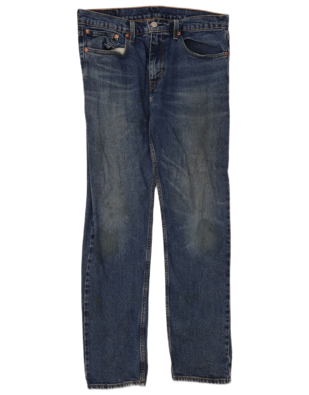 Blugi conici pentru femei Levi's 502 W31 L32 bumbac albastru