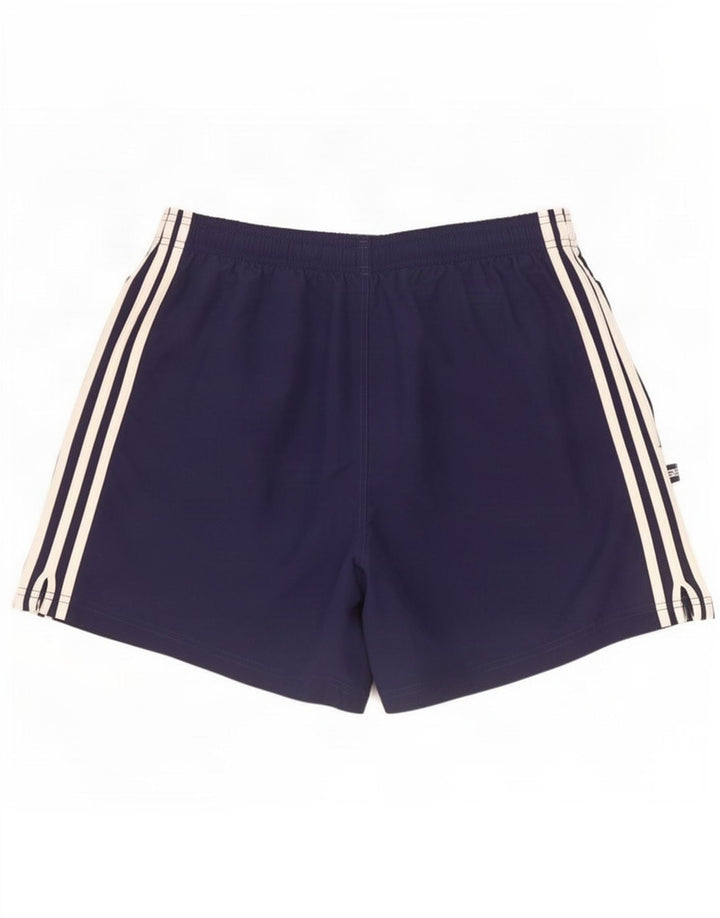 Pantaloni scurți sport pentru bărbați Adidas, mari, albastru, poliester