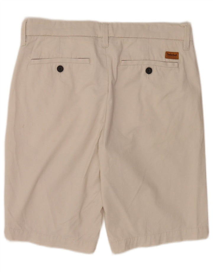 Pantaloni scurți chino pentru bărbați Timberland W29, bumbac alb, mediu