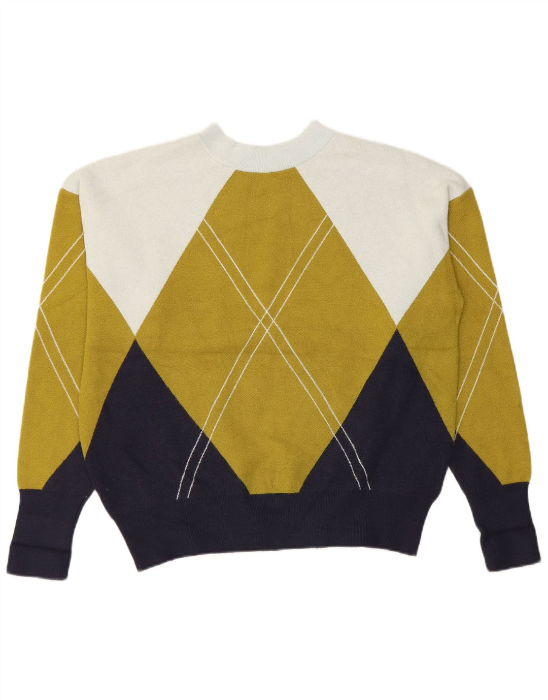 Pulover pentru femei Marks & Spencer cu decolteu triplu UK 14 Medium Bleumarin