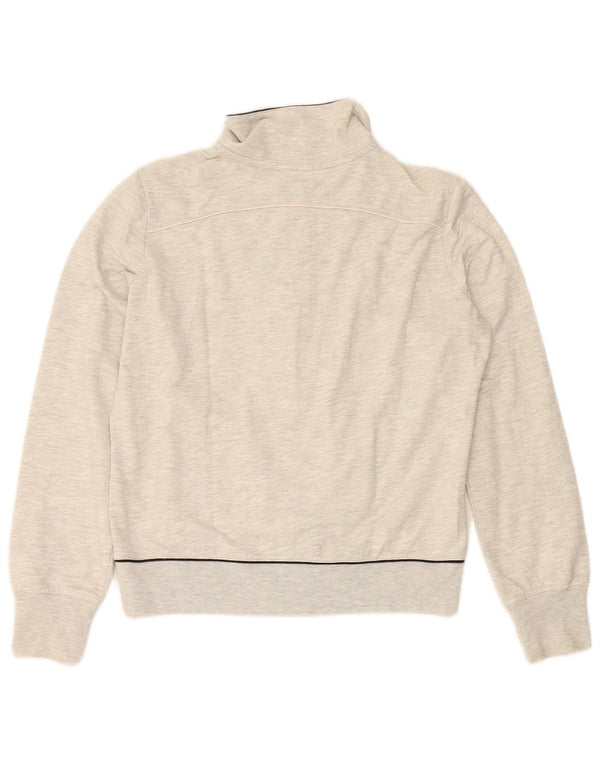 Jachetă de top pentru trening pentru femei CHAMPION UK 14 mare, gri bumbac cu pete