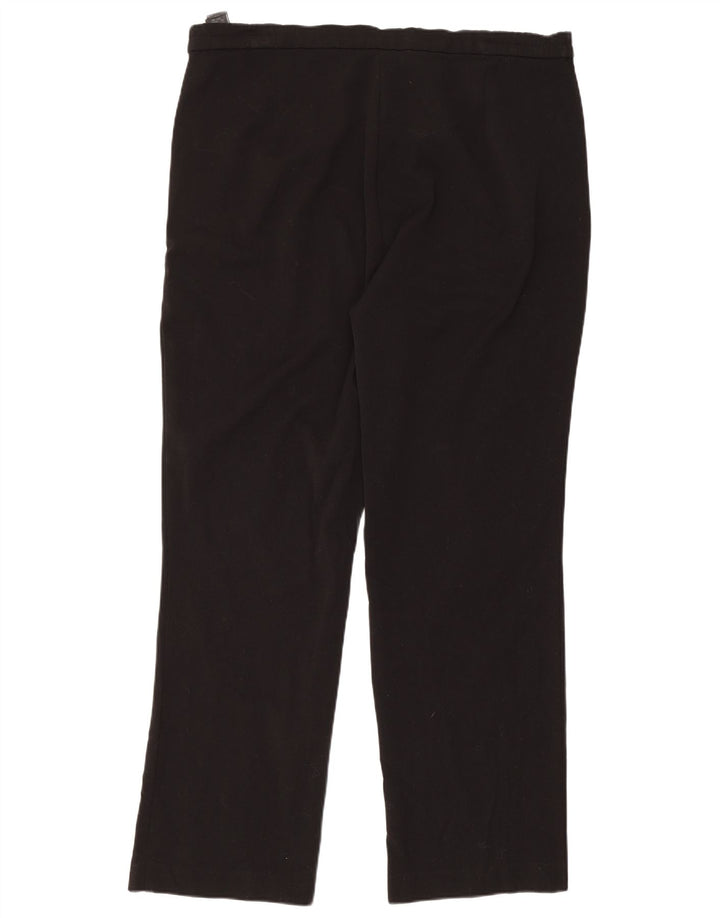 Marks & Spencer Pantaloni casual pentru femei UK 14 Large W34 L30 Poliester negru