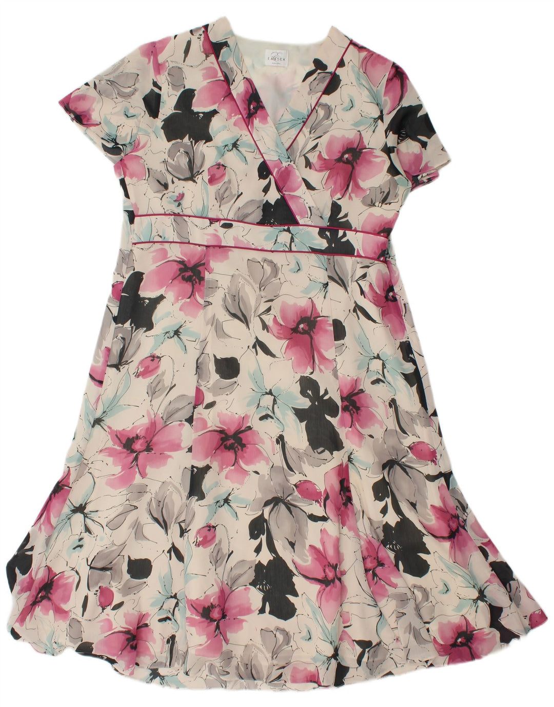 Rochie A-Line Eastex pentru femei UK 14 Poliester floral multicolor mare