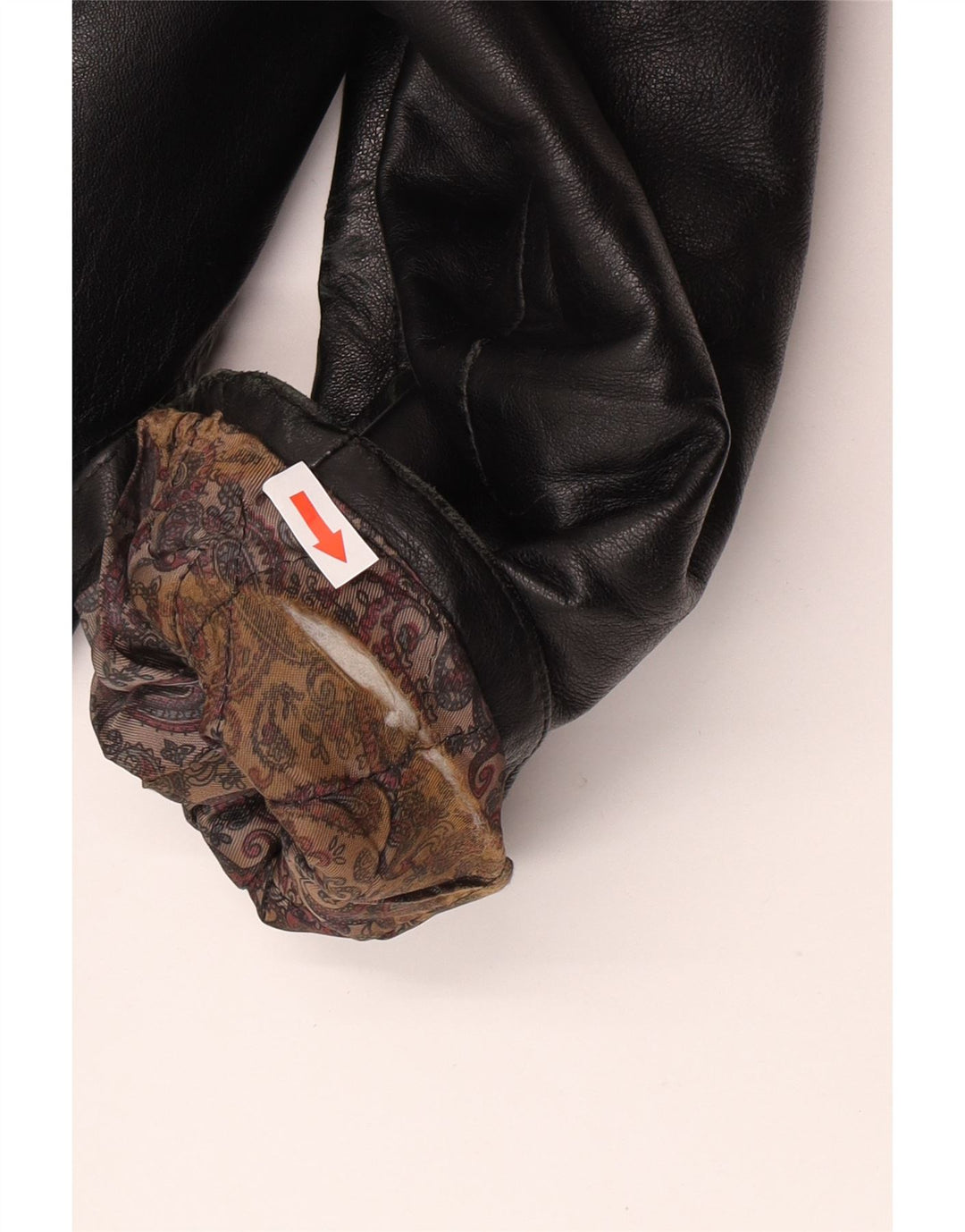 Jachetă de piele vintage pentru bărbați UK 36 Piele neagră mică