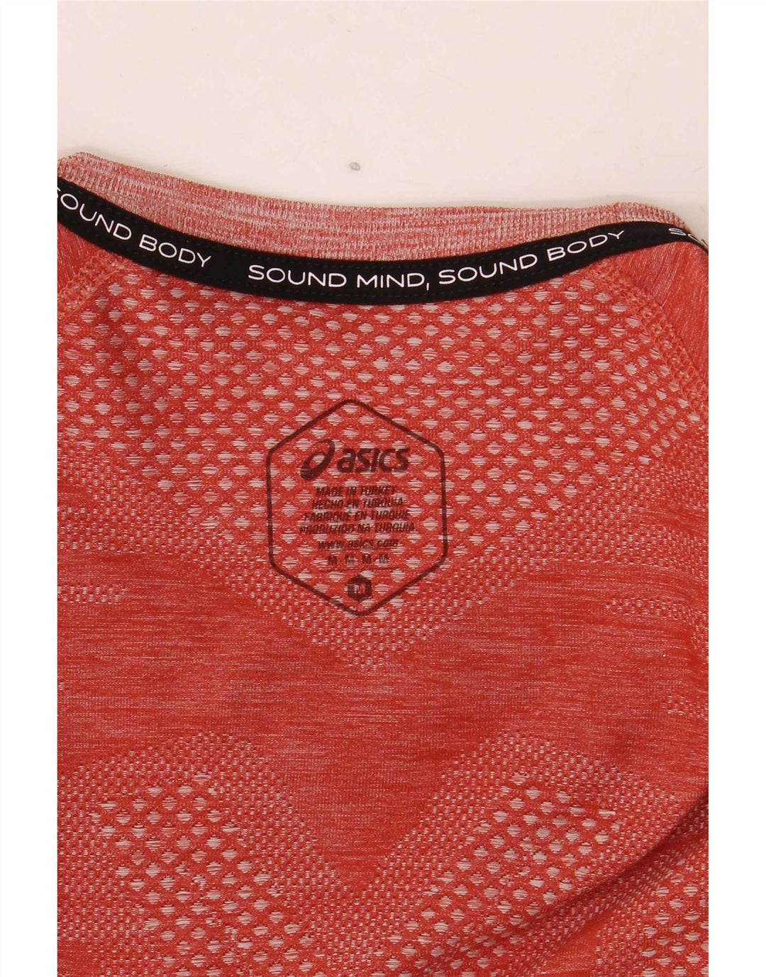 Tricou pentru bărbați Asics Top Medium Red Colorblock