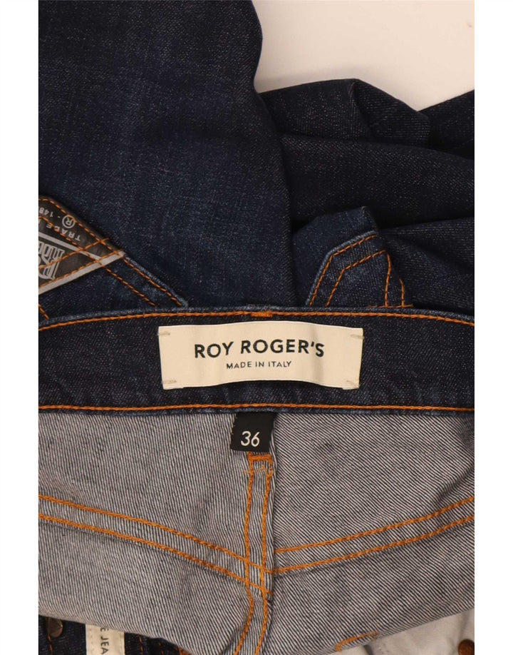 Blugi subțiri pentru bărbați Roy Rogers W36 L32 bumbac bleumarin