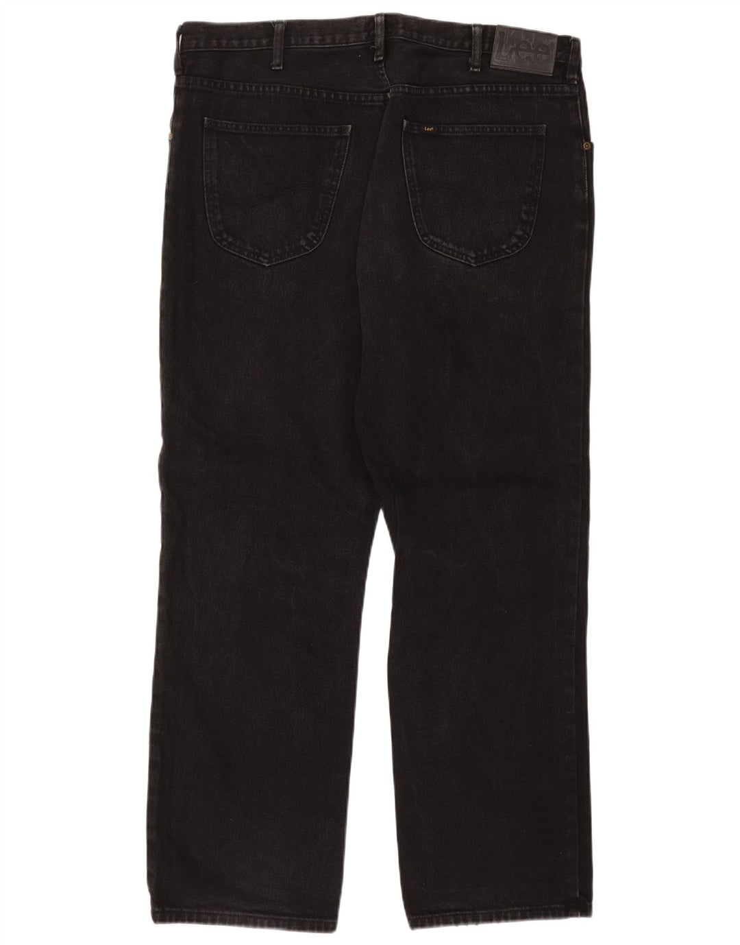 Blugi Lee Brooklyn Straight pentru bărbați W40 L32, bumbac negru