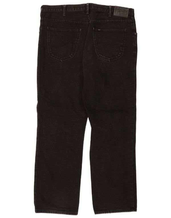 Blugi Lee Brooklyn Straight pentru bărbați W40 L32, bumbac negru