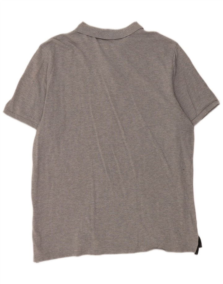 Tricou polo Nike pentru bărbați, XL, gri bumbac cu pete