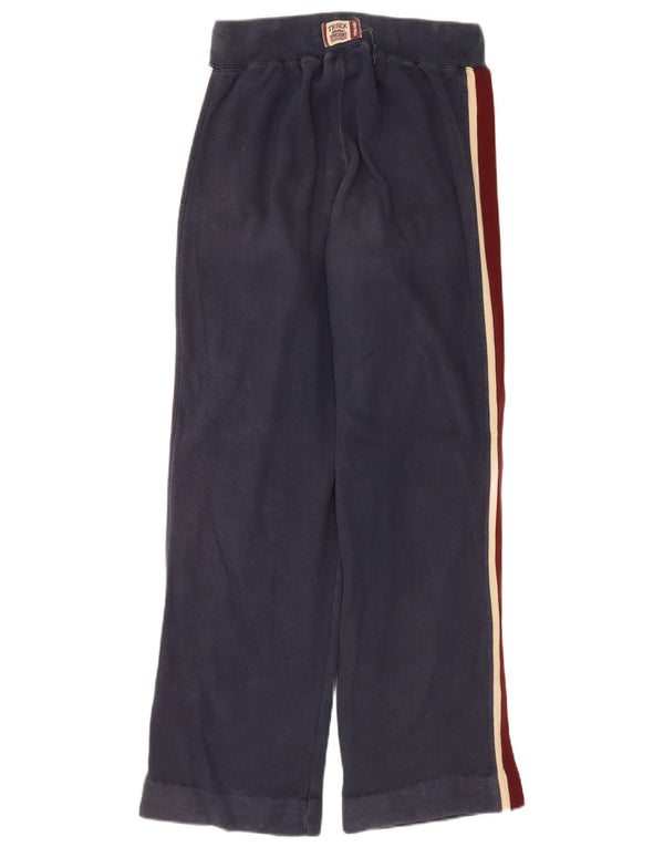 Pantaloni de trening Nike pentru bărbați, cu grafică, din bumbac color-bloch, albastru-marin mic