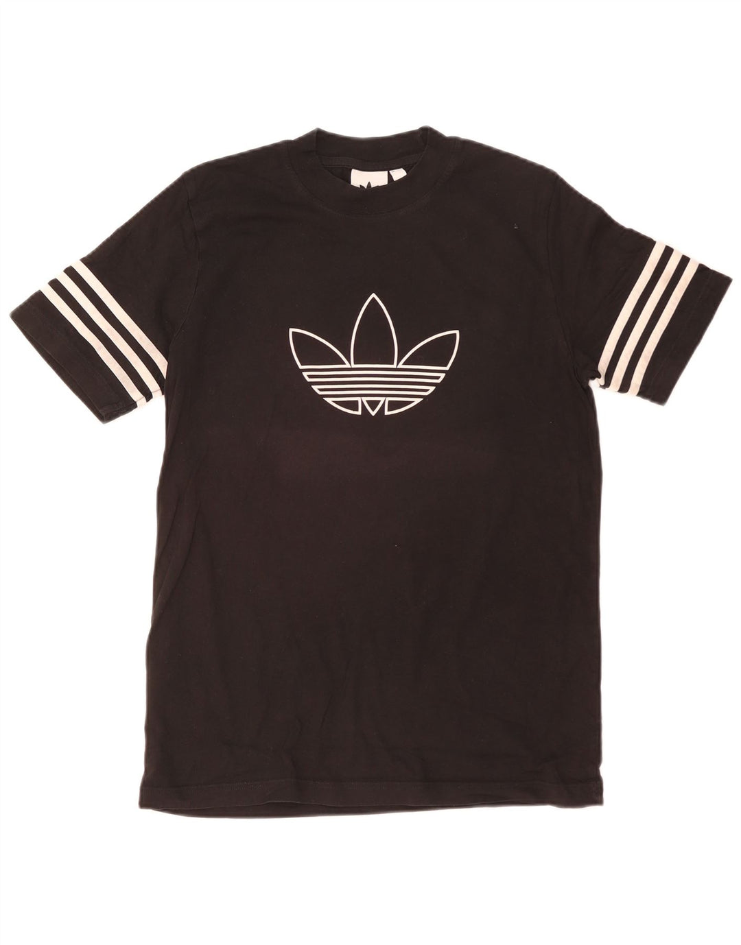 Tricou grafic pentru bărbați Adidas Top mic, negru, bumbac