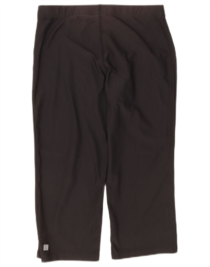 Pantaloni de trening NIKE Dri Fit Capri pentru femei UK 10/12 Medium Black