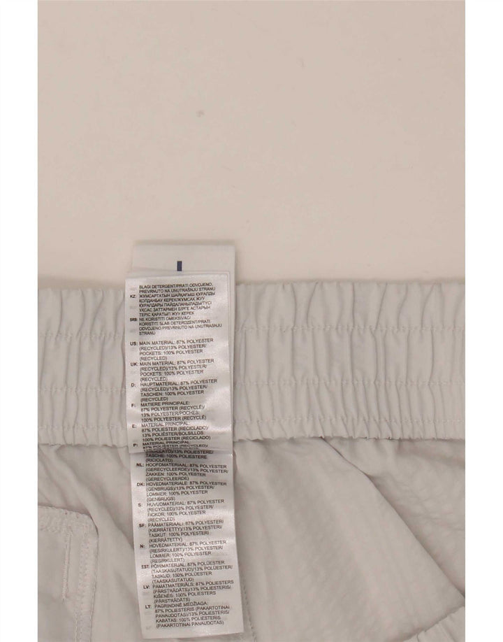 Pantaloni scurți sport cargo pentru bărbați Reebok, mari, alb, din poliester