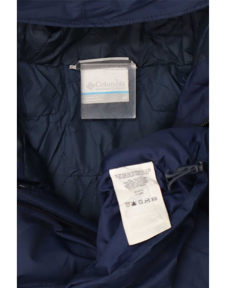 Jachetă de ploaie Columbia pentru bărbați cu glugă UK 38 Medium Navy Blue Marine