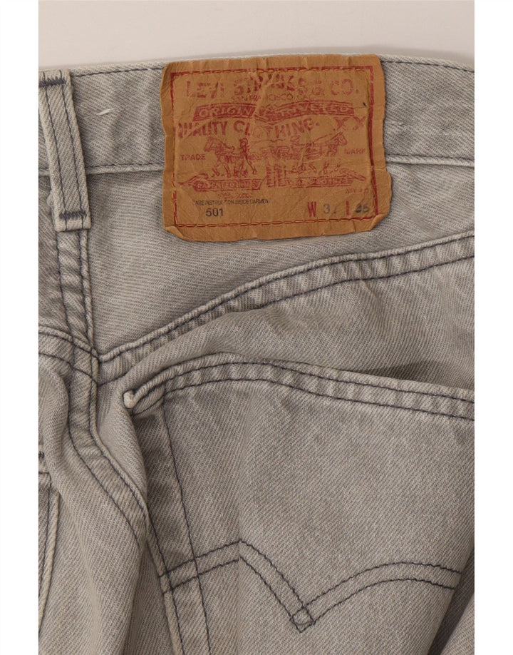 Blugi drepti pentru bărbați LEVI'S 501 W31 L27 gri