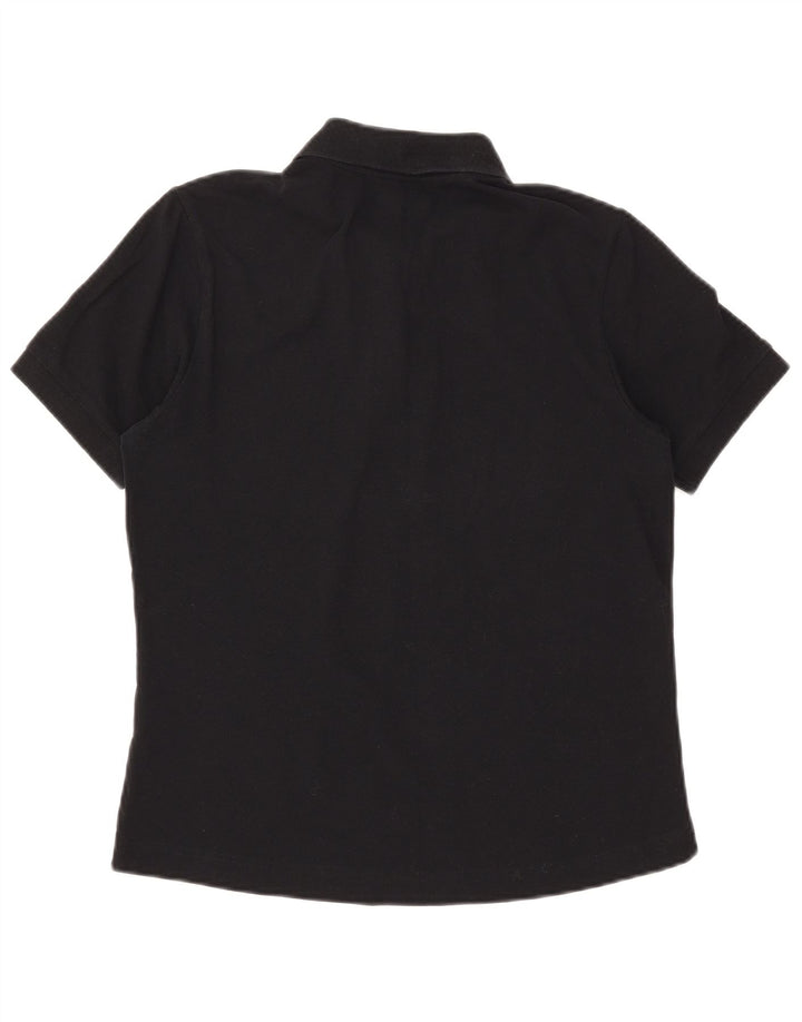 Tricou polo Kappa pentru femei UK 14, bumbac mediu negru