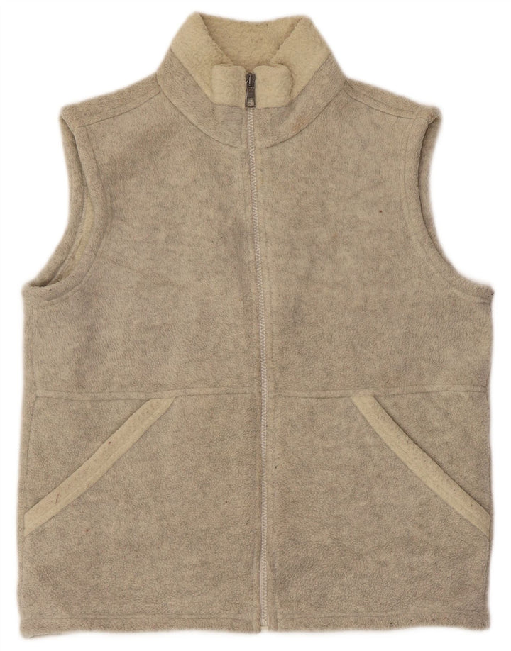 Jachetă fleece pentru femei Marks & Spencer UK 12 Medium Bej Poliester