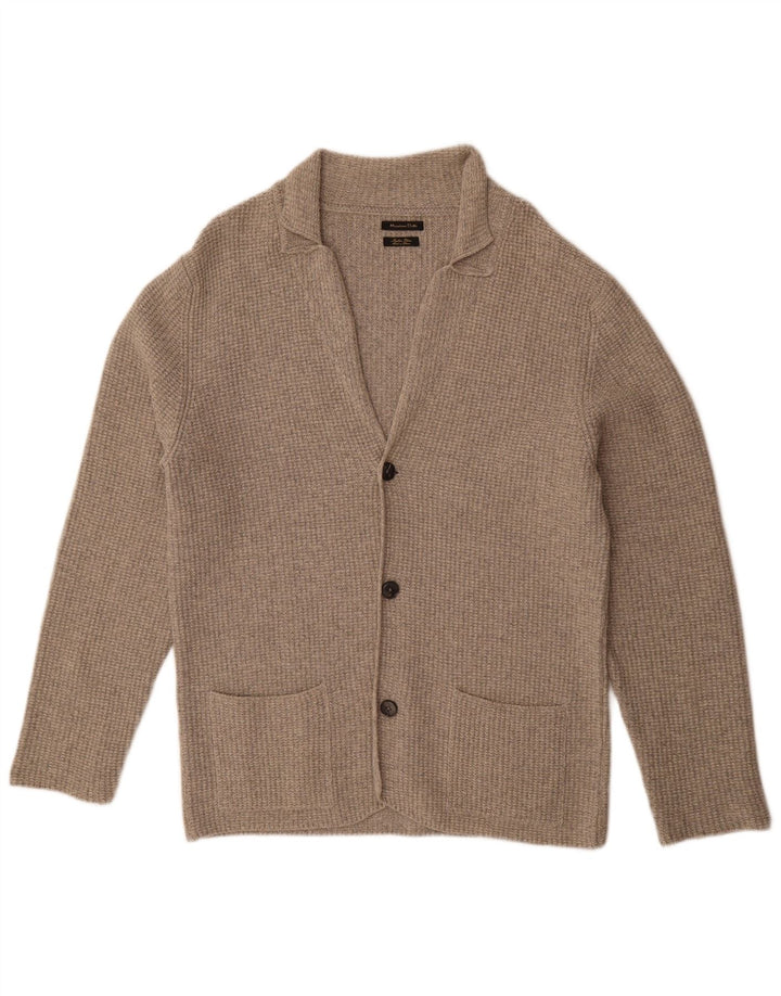 Pulover cardigan Massimo Dutti pentru bărbați, mare, gri