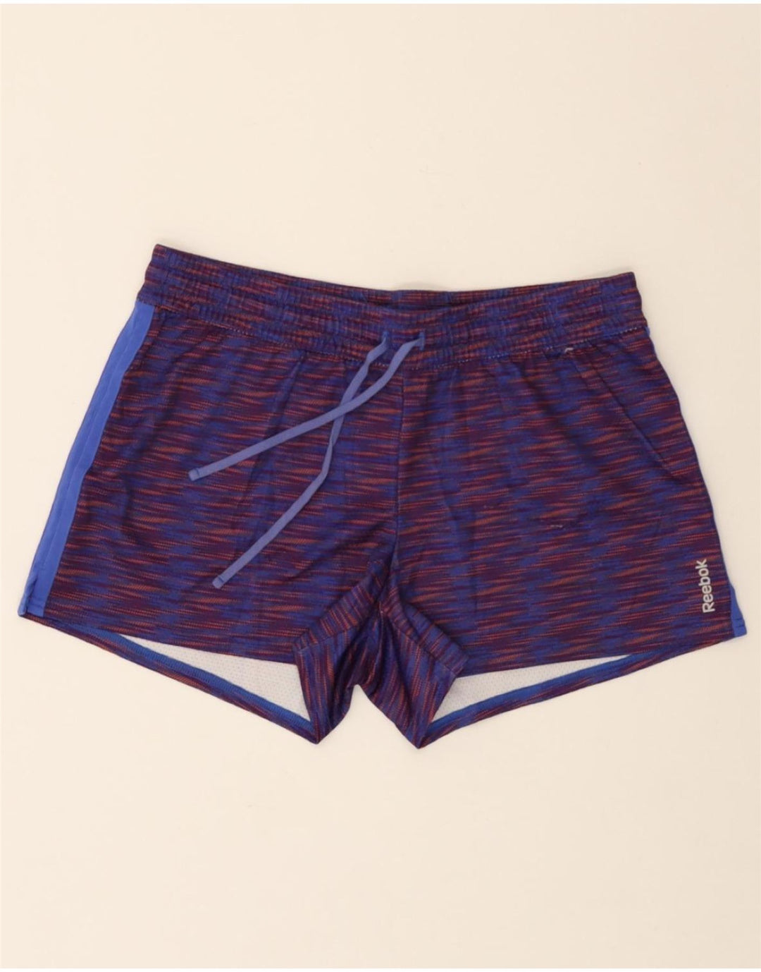REEBOK Womens Sport Shorts UK 12 Medium  Purple Vintage Reebok and Second-Hand Reebok from Messina Hembry 