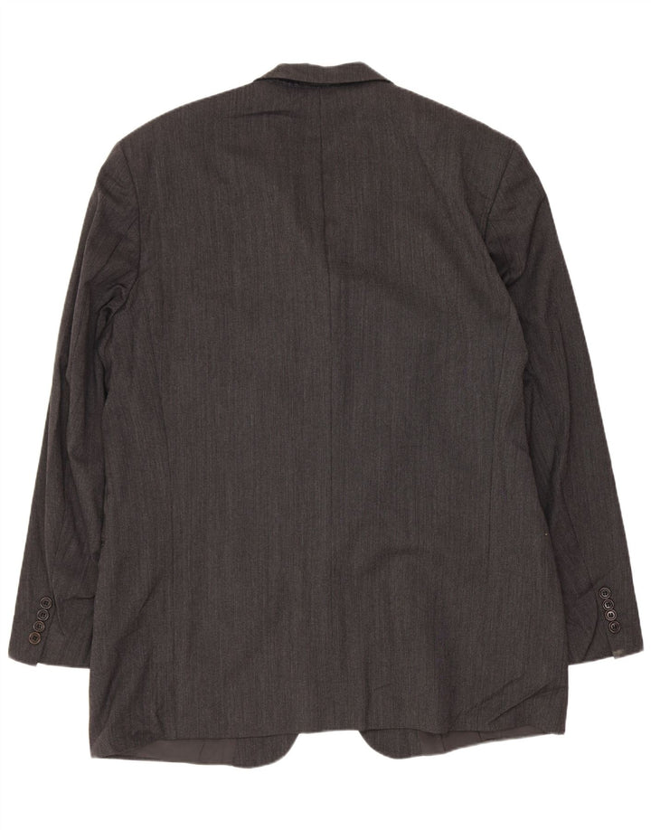 Blazer pentru bărbați HUGO BOSS cu 3 nasturi EU 54 2XL Lână gri