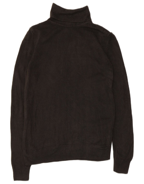 Marks & Spencer Pulover cu gât rulat pentru femei UK 8 Small Negru Acrilic