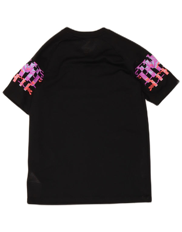 Tricou grafic Nike pentru băieți Cristiano Ronaldo Top 12-13 ani mare negru