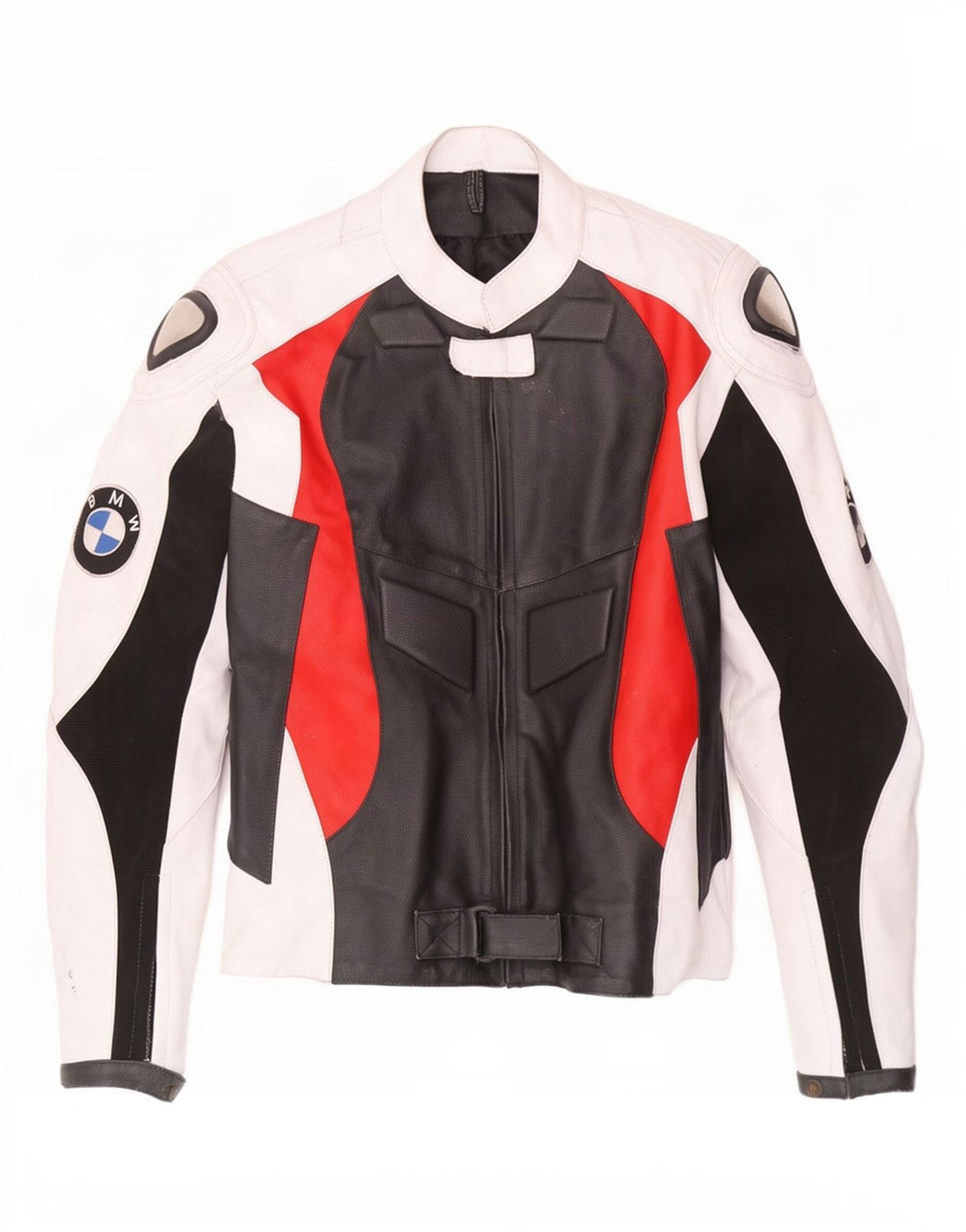 Jachetă de curse din piele BMW pentru bărbați UK 42 XL, multicoloră