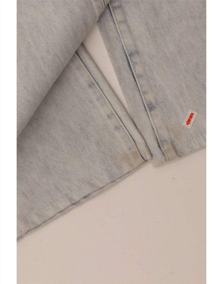 WRANGLER Womens Bootcut Jeans W25 L31 Blue Cotton