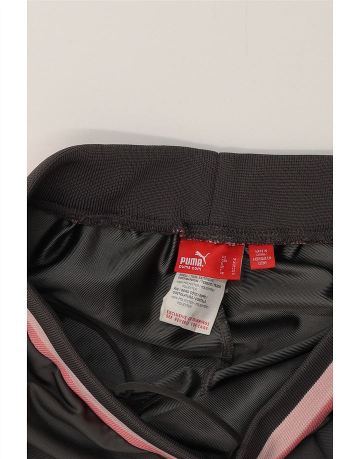 Pantaloni de trening PUMA pentru femei Joggeri UK 12 Medium Gri Colorblock