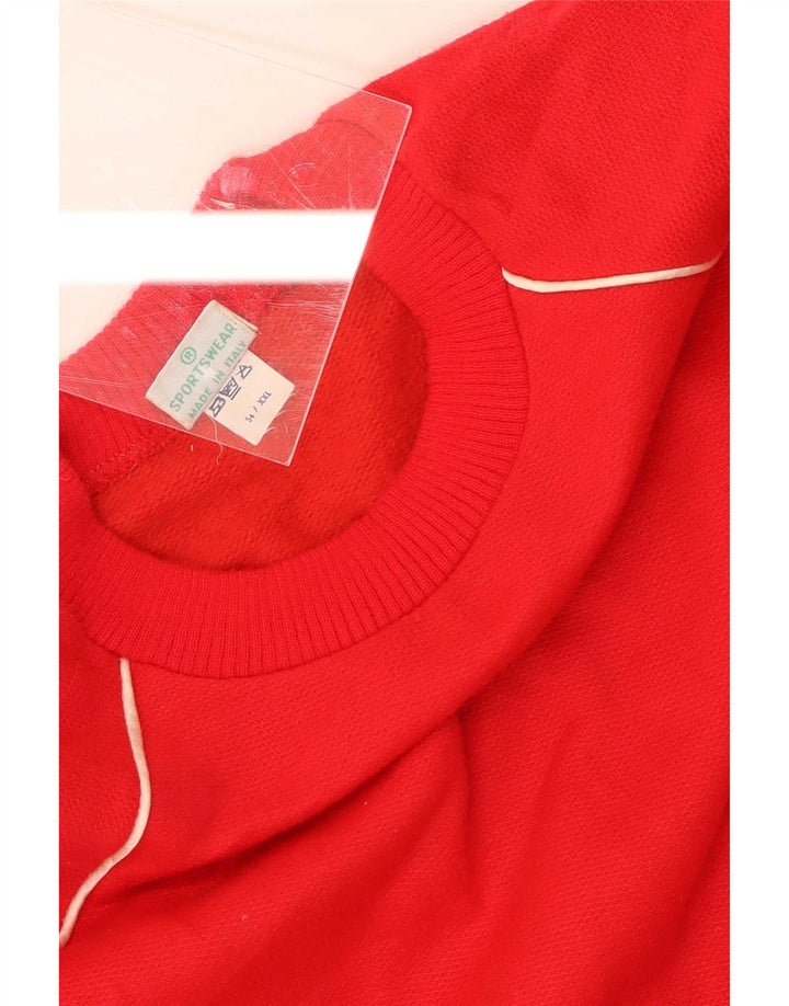 Pulover Vintage pentru bărbați, 2XL, roșu