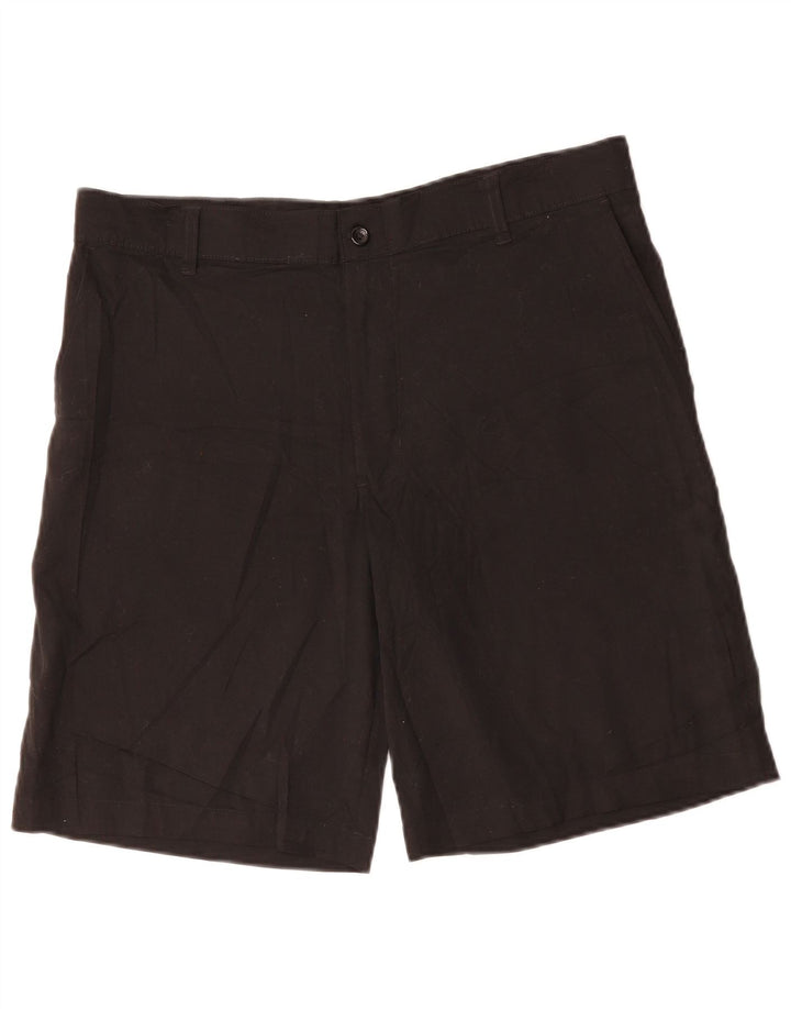 Pantaloni scurți chino pentru bărbați RUSSELL ATHLETIC W34 Poliester negru mare